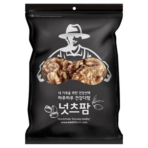 Neotcheupam 25 San Haet Ho , 1 kg, 1 Pack (넛츠팜 25년산 햇 호두, 1kg, 1개)