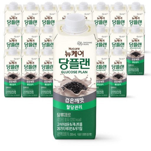Nyu Care Dangpeulraen Nutrition Sik Geomeunkkae Flavor , 200 ml, 24 Pack (뉴 당플랜 식 검은깨)