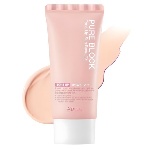 Eopyu Pyueo Beulrok Toneop Seonbeseu Ekseu SPF 50+ PA+++, 50 ml, 1 Pack (어퓨 퓨어 블록 톤업 선베스 엑스)