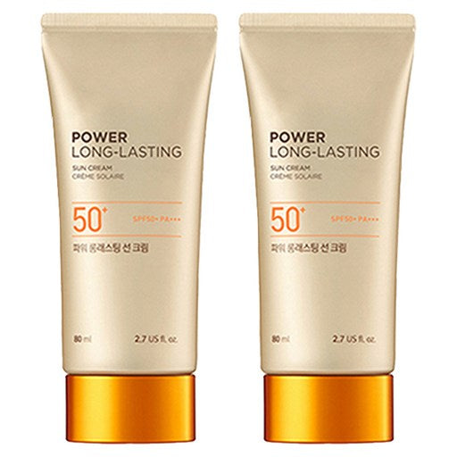 Deopeseusyap Pawo Rongraeseuting Sunscreen SPF 50+ PA+++, 80 ml, 2 Pack (더페스샵 파워 롱래스팅)