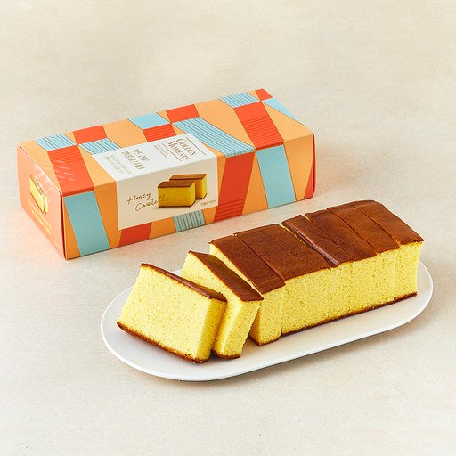 Samrip Goldeunmomeoncheu Soft Beol Honey Kaseutelra , 510 g, 1 Pack (삼립 골든모먼츠 벌 카스텔라)
