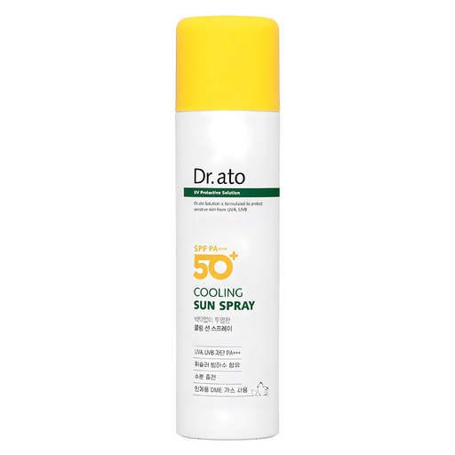 Dakteoato Kulring Seon Seupeure SPF 50+ PA+++, 150 ml, 1 Pack (닥터아토 쿨링 선 스프레)