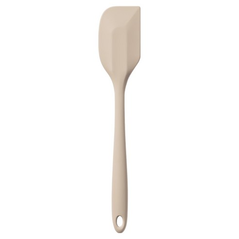 Kichin Pack Tori Peulraetineom Silrikon Mini Seupachyulra , Saendeubeji , 1 Pack (키친팩토리 플래티넘 실리콘 미니 스파츌라, 샌드베이지, 1개)