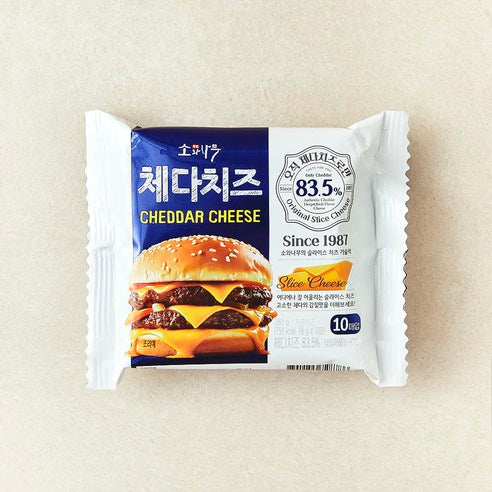 Dongwoncheda Cheese , 18 g, 10 Pack , 1 Pack (동원체다치즈, 18g, 10개입, 1개)