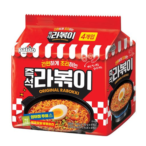 Paldo Rabok Bag Ramyun 145 g, 4 Pack (라볶)