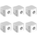 Aemdyu Charyangyong Mageutik Seonjeongri Cable Holdeo White , 6 Pack (아이엠듀 차량용 마그네틱 선정리 케이블홀더 화이트, 6개)