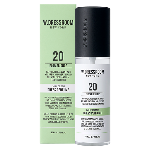 Deobeulyudeureseurum Deureseupeopyum , 20 Beon Peulrawosyap , 80 ml, 1 Pack (더블유드레스룸 드레스퍼퓸 번 플라워샵)