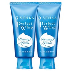 Senka Perfect Hwip Facial Wash FA Cleansing Foam , 120 g, 2 Pack (센카 퍼펙트 휩 페이셜 워시 FA 클렌징폼, 120g, 2개)