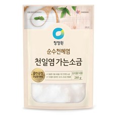 Chungjungone Cheonyeom Sogeum , 280 g, 1 Pack (청정원 천일염 가는소금, 280g, 1개)