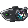 MOCOERL Y 8 Otoba Bakeu Helmet Bluetooth 2 in 1 Makeu Nojeu Cans Seulring , Black (MOCOERL Y8 오토바이 바이크 헬멧 블루투스 2in1 마이크 노이즈캔슬링, 블랙)