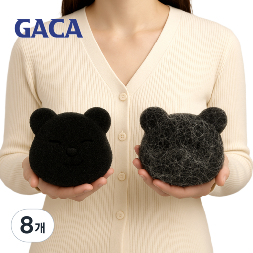 GACA Ban Ryo Dongmul Teol Jegeo Set Takbol 4 Pack , 8 Pack (반 동물 털 제거 탁볼)