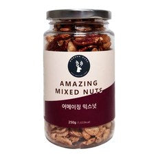 Modeonguru Eomejing Mikseuneot , 1 Pack , 250 g (모던구루 어메이징 믹스넛, 1개, 250g)