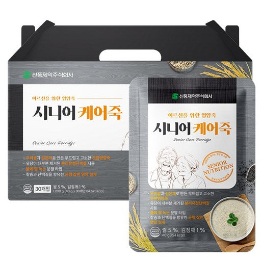 Sinpungjeyak Sinieo Care Juk Nutrition Juk Sinieojuk , 40 g, 30 Pack (신풍제약 시니어 죽 시니어죽)