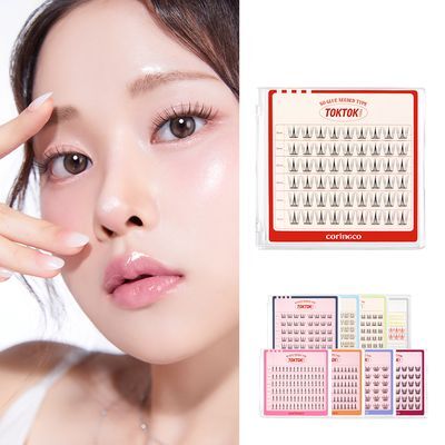 [1 Deung Soknunsseop / Ttoryeotnun Sheets ] Koringko Toktokhara Nogeulru Soknunsseop 12 Types Taek 1 ([1등 속눈썹/또렷눈매] 코링코 톡톡하라 노글루 속눈썹 12종 택1)