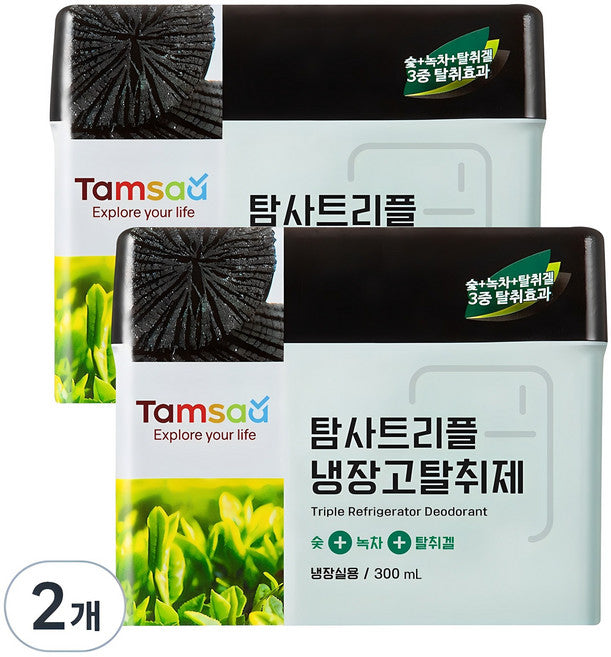 Tamsa Teuripeul Chilled Go Talchwije Large Size , 300 ml, 2 Pack (트리플 고 탈취제)