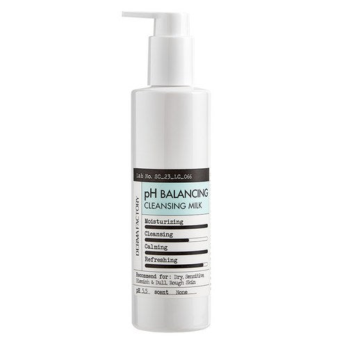 Deoma Pack Tori Panthenol pH Baelreonsing Cleansing Milkeu , 240 ml, 1 Pack (더마팩토리 판테놀 pH 밸런싱 클렌징 밀크, 240ml, 1개)