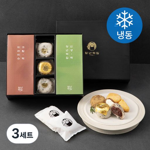 Cheong Rice Cake Jip Hwanggeum Rice Cake Set 1 Ho 770 g ( Frozen ), 3 Set (청 집 황금 호)