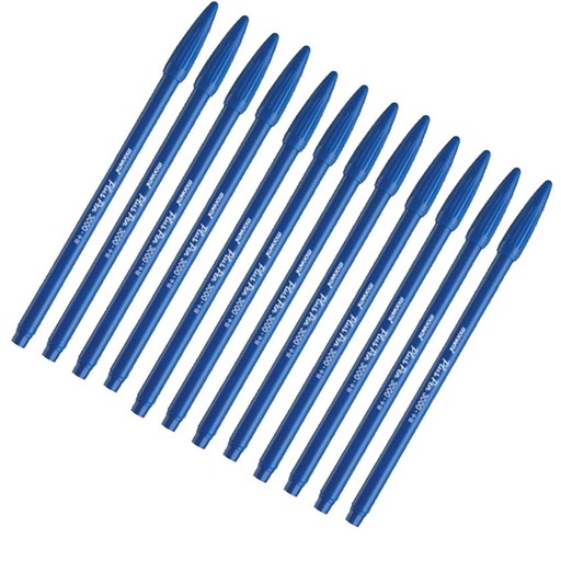 Monami Peulreoseupen 3000 DZ 0.4 mm, Cheongsaek , 12 Pack (모나미 플러스펜 청색)