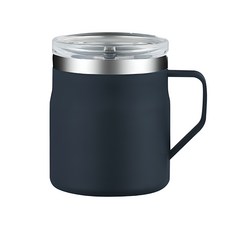Woteohama Seuteinriseu Deseukeu Meogeu Cup Teombeulreo 450 ml, Hejeu Blue , 1 Pack (워터하마 스테인리스 데스크 머그컵 텀블러 450ml, 헤이즈블루, 1개)