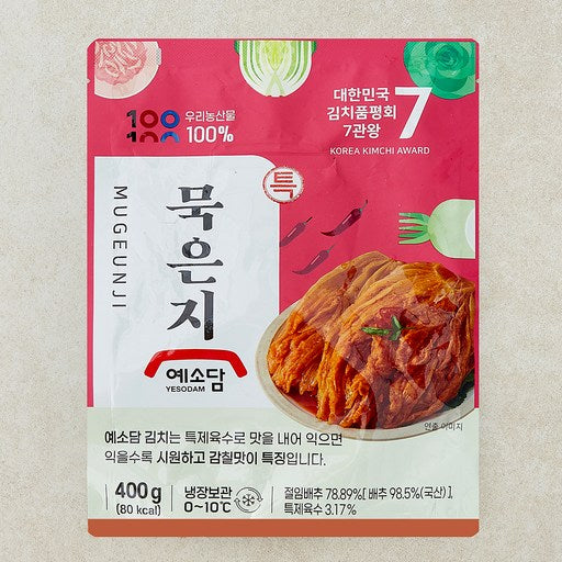 Yesodam Teukmukeunji , 400 g, 1 Pack (예소담 특묵은지)