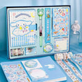 Sanrio Daeori Kkumigi Mungu Set Seonmul Set Saengseonmul Sinamorol Kumi Mameldi Memoji Seutikeo Bolpen Dakku Set , Sinamorol Set , 1 Set (산리오 다어리 꾸미기 문구 선물 생선물 시나모롤 쿠미 마멜디 메모지 스티커 볼펜 다꾸)