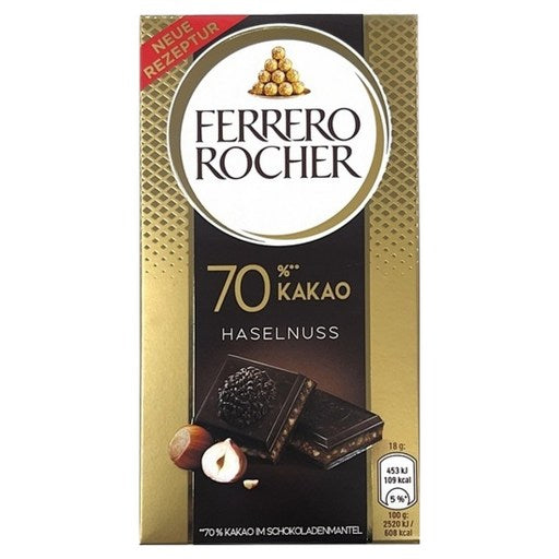 Pereswe Chokolritba Hejeulneot , 90 g, 1 Pack (페레쉐 초콜릿바 헤즐넛)