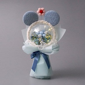 morningscent Chyupachupseu Satangkkotdabal Balpyo Yeonju Chukha Joleopsik Meoritti Cans Dibol Jomyeongkkotdabal , Blue (morningscent 츄파춥스 사탕꽃다발 발표 연주 축하 졸업식 머리띠 캔디볼 조명꽃다발, 블루)