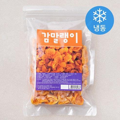 Cheowon Persimmon Malraeng ( Frozen ), 400 g, 1 Pack (네이처원 감말랭이 (냉동), 400g, 1개)