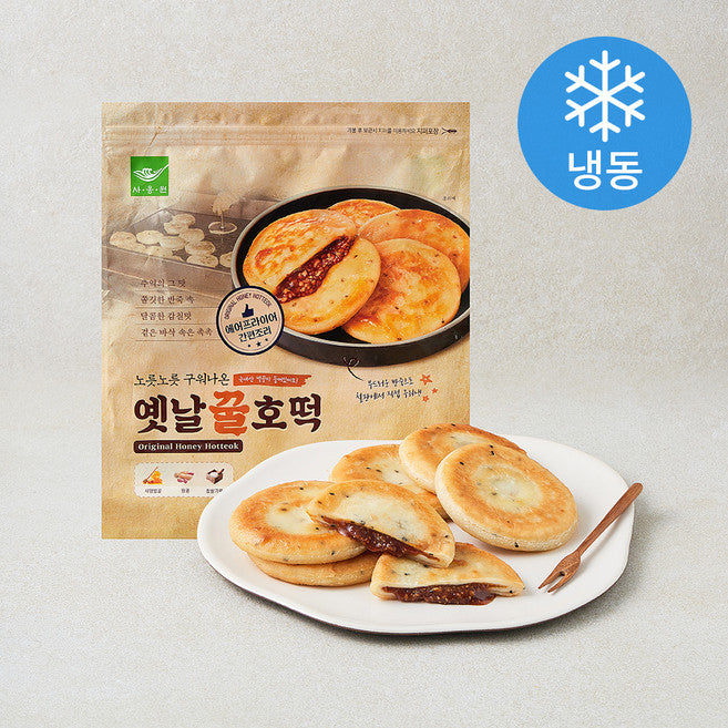 Saongwon Yetnal Honey Ho Rice Cake ( Frozen ), 80 g, 1 Pack , 10 Pack (사옹원 옛날 호)