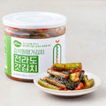 Clear Water Gimseokwon Myeongga Kimchi Jeonra Mustard Greens Kimchi , 450 g, 1 Pack (맑은물에 김석원 명가김치 전라도 갓김치, 450g, 1개)