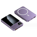 Piseuto MAC Set Peu Bojo Pear Teori 10000 mah 22.5 W Gosok Charging , Peopeul (피네스토 맥세이프 보조배터리10000mah 22.5W 고속충전, 퍼플)