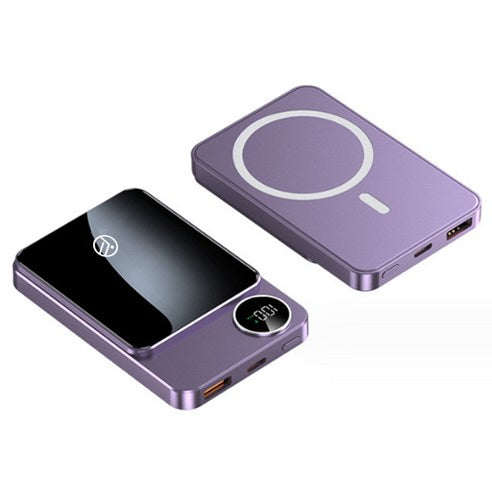 Piseuto MAC Set Peu Bojo Pear Teori 10000 mah 22.5 W Gosok Charging , Peopeul (피네스토 맥세이프 보조배터리10000mah 22.5W 고속충전, 퍼플)
