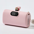 Ojiren 10000 mAh Large Size Kinghyeong Gosok Charging Bojo Pear Teori , Pink , 1 Pack , GM 10 (오지렌 10000mAh 대용량 도킹형 고속충전 보조배터리, 핑크, 1개, GM10)