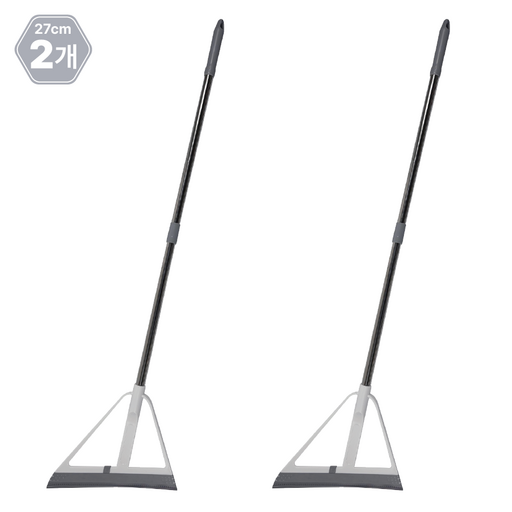 Deokeomeoseu 1+1 Jojeolhyeong Dayong Manneung Bitjaru , 27 cm, White , 2 Pack (더커머스 조절형 다용 만능 빗자루)