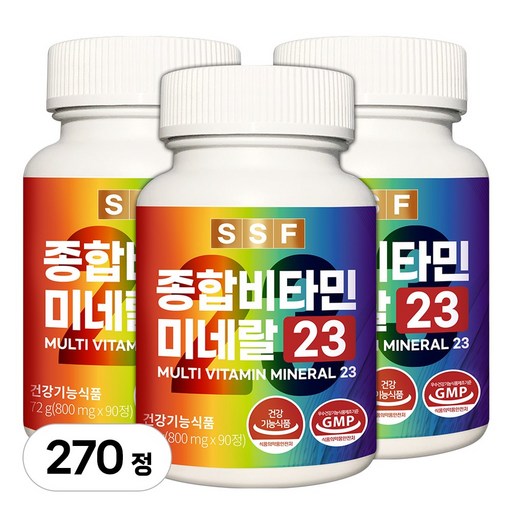 Soonsoo Types Hap Multi Vitamin Miral , 90 Jeong , 3 Pack (합 미랄 정)