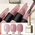 XEIJAYI Nudeu Pingkeu Jel Polriswi Jayeonseureou Noodles Seo Teurendi Keolreo Pack Nida ., 1 Pack , 15 ml, Pingkeu Jel Ateu (누드 핑크 젤 폴리쉬 자연스러우 서 트렌디 컬러 니다 아트)