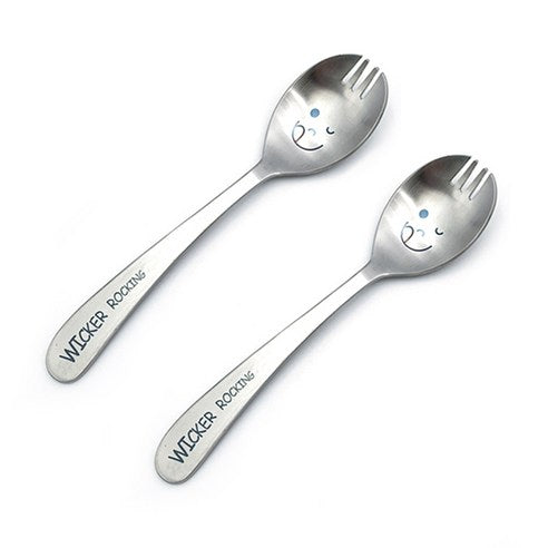 Wingkeo Stainless Sirak Seupun , Honhap Color , Danpum , 2 Pack (윙커 스텐 도시락 스푼, 혼합색상, 단품, 2개)