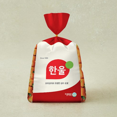 Ul Silbi Kkakdugi , 500 g, 1 Pack (한울 실비깍두기, 500g, 1개)