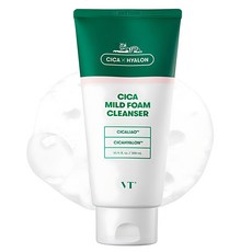 Beutikoseumetik Sika Madeu Foam Cleanser , 300 ml, 1 Pack (브이티코스메틱 시카 마일드 폼 클렌저, 300ml, 1개)