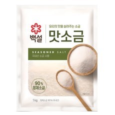 Baekseol Flavor Sogeum , 1 kg, 1 Pack (백설 맛소금, 1kg, 1개)