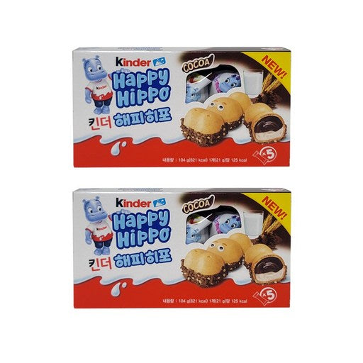Kindeo Haepihi Packets T 5 Chokolrit , 104 g, 2 Pack (킨더 해피히 초콜릿)