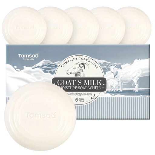 Tamsa Moseucheo Sanyangyu Binu Hwateu , 90 g, 6 Pack (모스처 산양유 비누 화트)