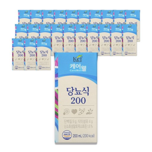 Care Wel Dangnyosik 200, 200 ml, 24 Pack (웰 당뇨식)