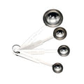 Hombeking Stainless Gyeryang Seupun 4 Types Set , 1 Pack (이홈베이킹 스텐 계량 스푼 4종 세트, 1개)