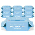 Pureureum Peulra Stick 0% Aqua Bide Hwa Sheets Silyong Wet Wipes Unscented , 10 Pack , 80 Sheets , 60 g (푸르름 플라스틱0% 아쿠아 비데 화장실용 물티슈 무향, 10개, 80매, 60g)
