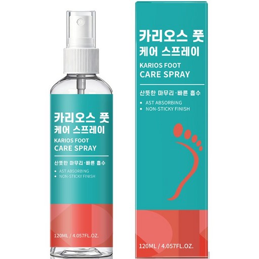 Karioseu Munjeseong Baltop Keeo Seupeu Re Mujom , 120 ml, 1 Pack , 1 Pack (카리오스 문제성 발톱 케어 스프 레 무좀)