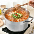 ROYAI ONE 304 Stainless Yangsu Naembi , 1 Pack , Eunsaek , 22 cm (ROYAI ONE 304 스텐 양수 냄비, 1개, 은색, 22cm)