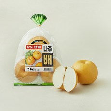 Dabok Sweetness Seonbyeol Naju Pear 3~ 4 Pack Pack , 1 Pack , 2 kg (다복 당도선별 나주배 3~4개입, 1개, 2kg)