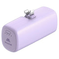 Baelryuem Danja Jeopsik Kinghyeong Sonnan Gyeomyong Bojo Pear Teori 5000 mAh 8 Pin , VM-B 2 DHWD 018 P(8 Pin ), Peopeul (밸류엠 단자 접이식 도킹형 손난로 겸용 보조배터리 5000mAh 8핀, VM-B2DHWD018P(8핀), 퍼플)
