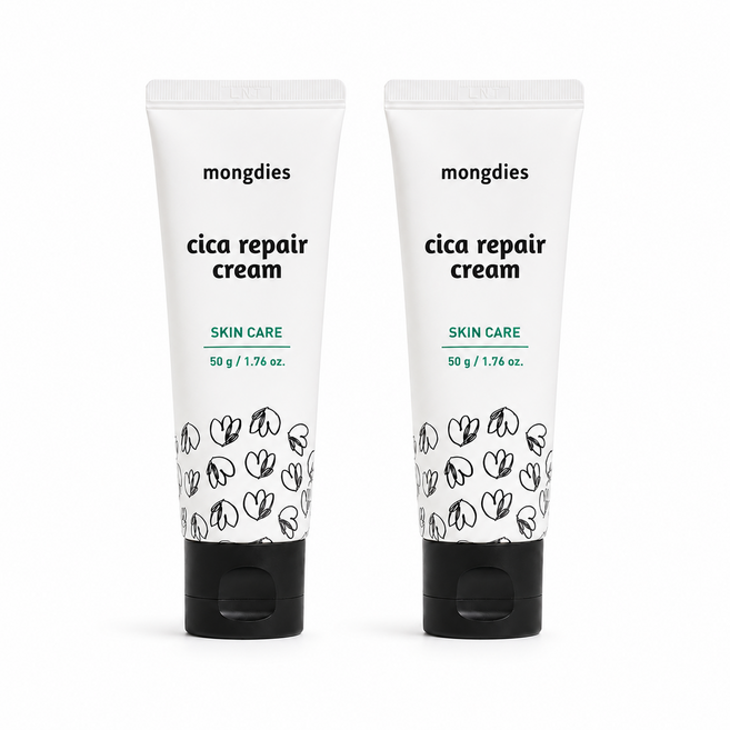 Low Irritation Soothing Mongdiseu Sika Repair Chimdok Cream , 2 Pack , 50 ml ([저자극 진정] 몽디에스 시카 리페어 침독 크림, 2개, 50ml)
